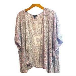 Torrid Floral Kimono Top with Split Sides